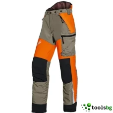 STIHL DYNAMIC VENT L - ПРОФЕСИОНАЛЕН ЗАЩИТЕН ПАНТАЛОН В БЕЖАВО-ОРАНЖЕВ ЦВЯТ